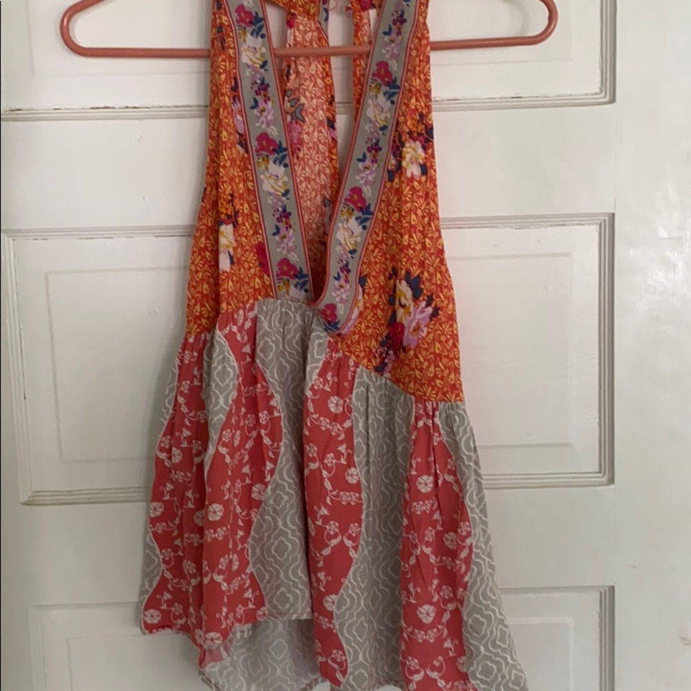 free people patterned tank